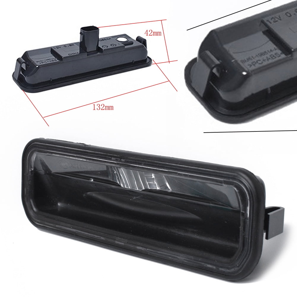 GZYF 1PC License Plate LED Light & Micro-switch Button Fit For Ford Focus M3