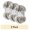 Husky, variant on Faux Fur Yarn by Loops & Threads - Yarn for Knitting - Crochet - Weaving - and Arts & Crafts - White - Polyester - 10.5 oz