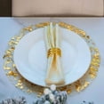 thumbnail image 2 of 20pcs Gold Round Foil Table Mat Table Place Mats Tea Dining Tableware Mats Pads Wedding Birthday Home Party Table Decoration Gold (20pcs), 2 of 6