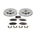 thumbnail image 3 of PowerStop Front Z23 Evolution Sport Carbon-Fiber Ceramic Brake Pad and Drilled & Slotted Rotor Kit Fits: INFINITI NISSAN Select Models K6496, 3 of 10