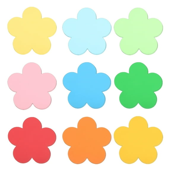 36 Pcs Colorful Flower Paper Cutouts, Bulletin Board Cutouts Decor