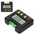 thumbnail image 4 of Digital Inclinometer Spirits Level Angle Meter Electronic Magnetic Black Housing + Water Bubble, 4 of 14
