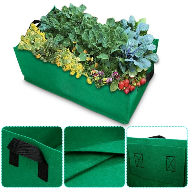 Green Garden Grow Bag Plants Growing Container With Handles Large Capacity Flower Planter Vegetable Breathable Felt Fabric Pot Com - How To Clean Garden Grow Bags Green Garden Grow Bag Plants Growing Container With Handles Large Capacity Flower Planter Vegetable Breathable Felt Fabric Pot Com - How To Clean Garden Grow Bags
