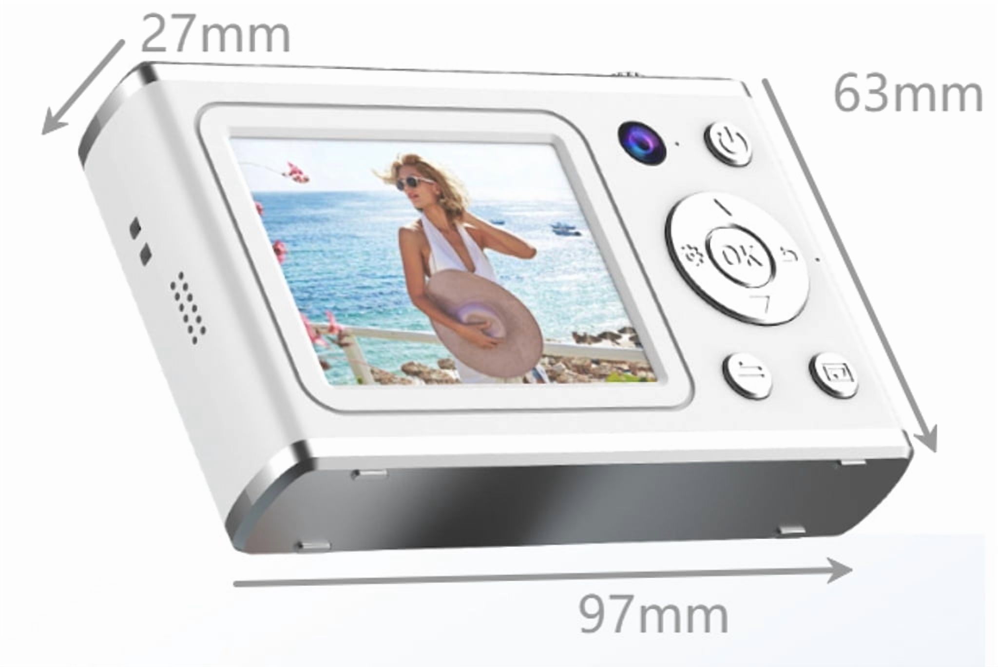 1. 64MP Lens Digital Camera with 4K Video, WiFi, 16X Zoom & for Vlogging