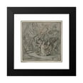 thumbnail image 2 of Antoine Coypel 15x15 Black Modern Framed Museum Art Print Titled - Martyrdom of a Saint, 2 of 5