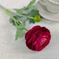 thumbnail image 4 of NAMZI Artificial Ranunculus Flowers with Real Touch Stem, Silk Ranunculus Flowers(6 Pack) (Red), 4 of 5