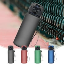 Oefntac Water Bottle 400ml Leakproof Sports Water Bottle With with Carry Strap Gym Space Cup For Fitness Yoga Exercise