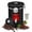 Black, variant on Stainless Steel Coffee Canister, 22oz Airtight Coffee Bean Storage Grounds Container with Date Tracker & Measuring Scoop, Espresso Airtight Canister, Kitchen Food Canister for Cereal, Sugar, Tea