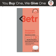 Betr Remedies Immune Support with Vitamins C, A, D & E, Citrus Flavor, 64 Chewable Tablets