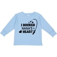 thumbnail image 3 of Inktastic I Hooked Nana's Heart with Fishing Rod Boys or Girls Long Sleeve Toddler T-Shirt, 3 of 5
