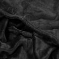 thumbnail image 3 of The Sheet Lab Solid Plush Microfiber Throw Blanket, Black, 50" x 70", 3 of 6