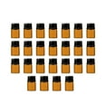 thumbnail image 1 of 25 Piezas Botellas de Líquido Vacías Portátil Marrón con Tapas Sunnimix Botellas de perfume, 1 of 8