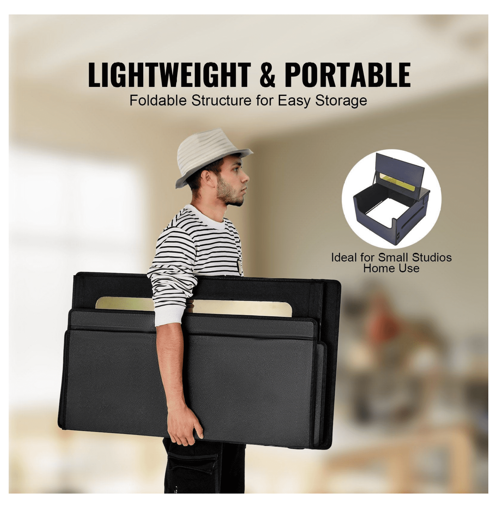 Laser Engraver Enclosure 31.5x31.5x19.6", Fireproof Cover with LED Light & Exhaust Fan, Foldable Protective Safety Box for Laser Engraving Machines, Home & Studio Use