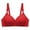 Red, variant on Women's Bra Women's Lace Thin Style Ventilate Large Size Bra No Underwire S-XL
