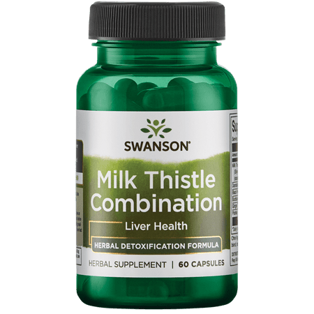Swanson Milk Thistle Combination 60 Caps (Best Milk Thistle Product)