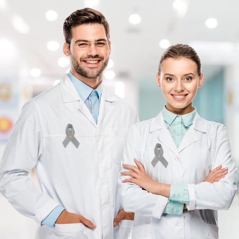 Satin Parkinson's Disease Awareness Ribbon Pins - Walmart.com