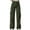 Army Green, variant on hotojiny Womens Wide Leg Cargo Pants Casual Straight High Waisted Trouser Loose Lounge Outdoor Pant with Pockets