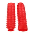 thumbnail image 1 of unbranded 1Par Funda De Protección Para Horquilla Frontal De Motocicleta En Caucho Resistente Rojo, 1 of 7