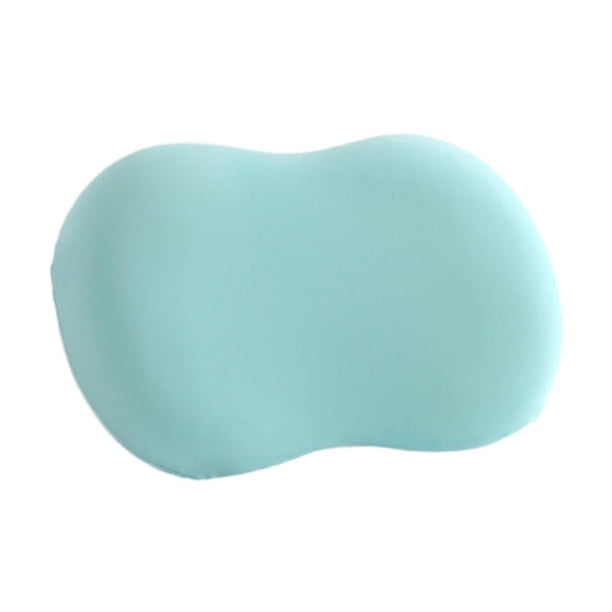 Almohada para el cuello, cómoda y ergonómica, para dormir lentamente. azul
