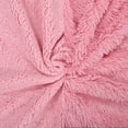 thumbnail image 4 of Unique Bargains Double-sided Fluffy Shaggy Faux Fur Blanket Pink Twin(60" x 80"), 4 of 8