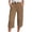 A126-Brown, variant on Women'S Relaxed Fit Sport Knit High Rise Pants - Soft Cotton Pull-On With Elastic Waist,Pull On Brown XL
