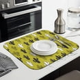 thumbnail image 3 of 2 Pack Cute Southwestern Drying Mats Heat Resistant Countertop Pad, Multipurpose (Boho Cactus), 3 of 6
