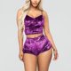 thumbnail image 1 of Conjunto de Pijama de terciopelo para mujer, Sexy ropa de dormir con tirantes finos, pantalones cortos de terciopelo, 2 piezas, 1 of 4