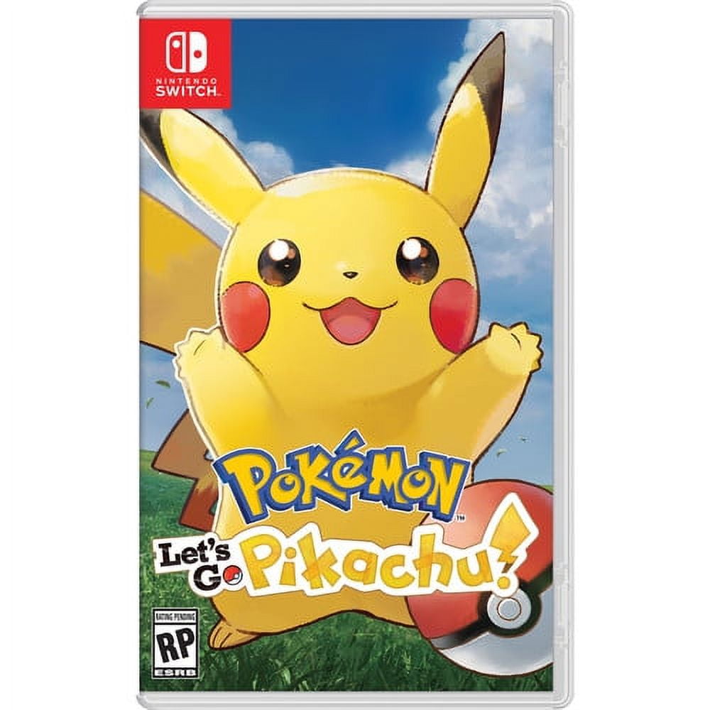 Nintendo Switch Lite 32GB Handheld Video Game Console in Yellow with  Pokemon: Let's Go, Pikachu! Game Bundle