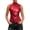 Red, variant on Women's Casual Sleeveless Leather Vest Asymmetric Hem Tops Peplum Waist Zipper Neckline Party Club Night Out Fashion, Wine XXL
