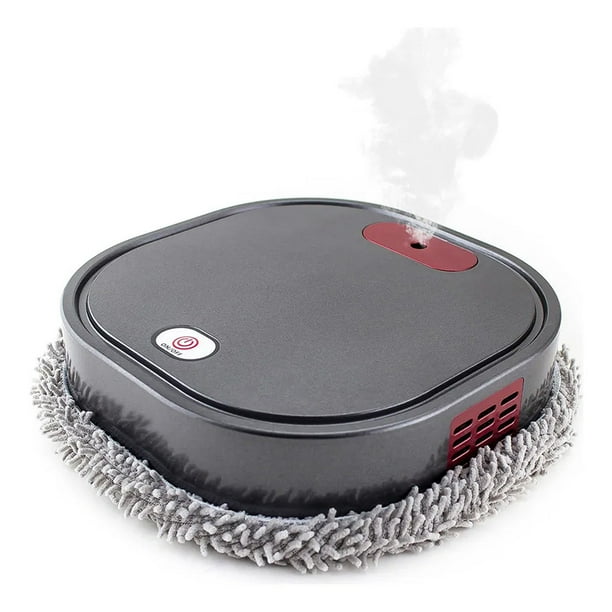 Barredora Eléctrica Recargable Lo Necesito | Modelo 1.0 Gris con Mops y Aplicador, USB 80 cm