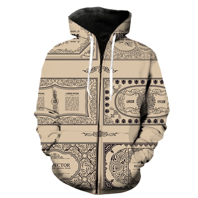 Sudadera con capucha y cremallera para hombre, estilo europeo y americano, unisex, gran oferta 2024, manga larga, estampado 3D, divertidas camisetas.