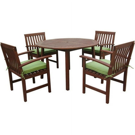 Delahey 5-Piece Dining Set with Round Table, Box 2 of 2