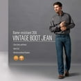 thumbnail image 6 of Wrangler Men's 20X 42 Vintage Bootcut Flame-Resistant Work Jeans Denim 32W x 32L, 6 of 7