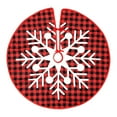 thumbnail image 1 of C Christmas Tree Skirt 90Cm Printed Design For Home Tree Base Decoration Holiday Festive Party Decor Washable Durable Material, 1 of 5