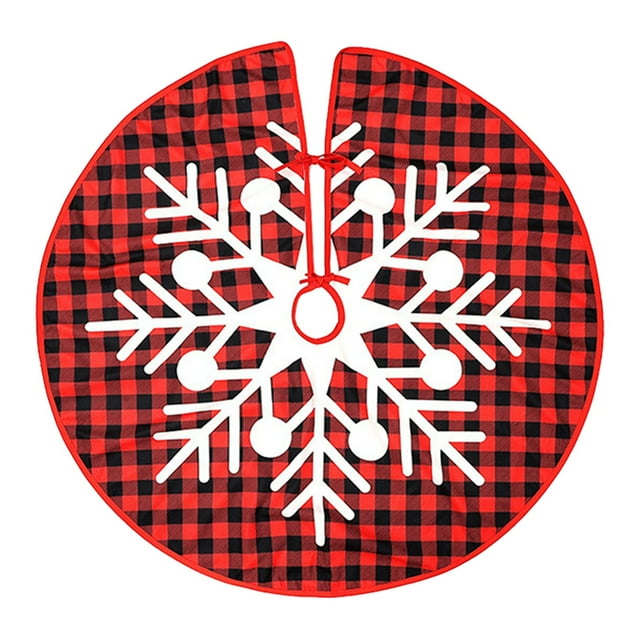 Tyidzon Christmas Tree Skirt, Christmas Tree Decorations Tree Skirt for Holiday Party Winter Christmas Decorations
