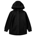thumbnail image 4 of BaoFuBaoMei Womens Sweatshirt Thumb Holes Plus Size Full Zip up Long Sleeve Hooded Neck Hoodies Solid Fall Winter Tops with Zip Pockets, 4 of 6