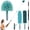 12 FT, variant on 20 Foot High- Duster Kit with 5-12FT Extendable Pole - High Ceiling Duster Cleaning Kit with Telescopic Pole,Cobweb Duster, Chenille Ceiling Fan Duster, Microfiber  Duster