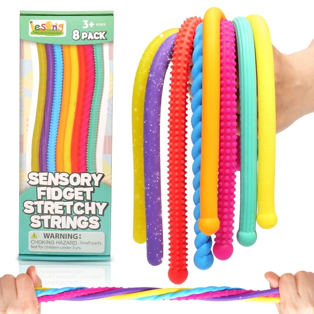 Juguetes sensoriales LESONG, fidget texturizados y elásticos para niños