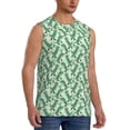thumbnail image 2 of Uemuo Dinosaurs on Roller Skater Pattern Men's Sleeveless T-Shirt,Muscle Athletic Tank Top, Moisture-wicking Quick-dry Breathable Classic Tee Top for Gym Run Outdoor Sports-Medium, 2 of 8