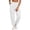 White, variant on Women Cargo Jogger Sweatpants Sevevn Elastic Drawstring High Waist Relaxed Tapered Trousers With Multi Side Cargo Pockets, Rich Solid Colors For Outdoor Sports Walking And Casual Street Wear