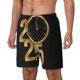 thumbnail image 1 of Balery 2025 Happy New Year Bañador para hombre, shorts de playa de secado rápido con entrepierna y forro de compresión-Medium, 1 of 6