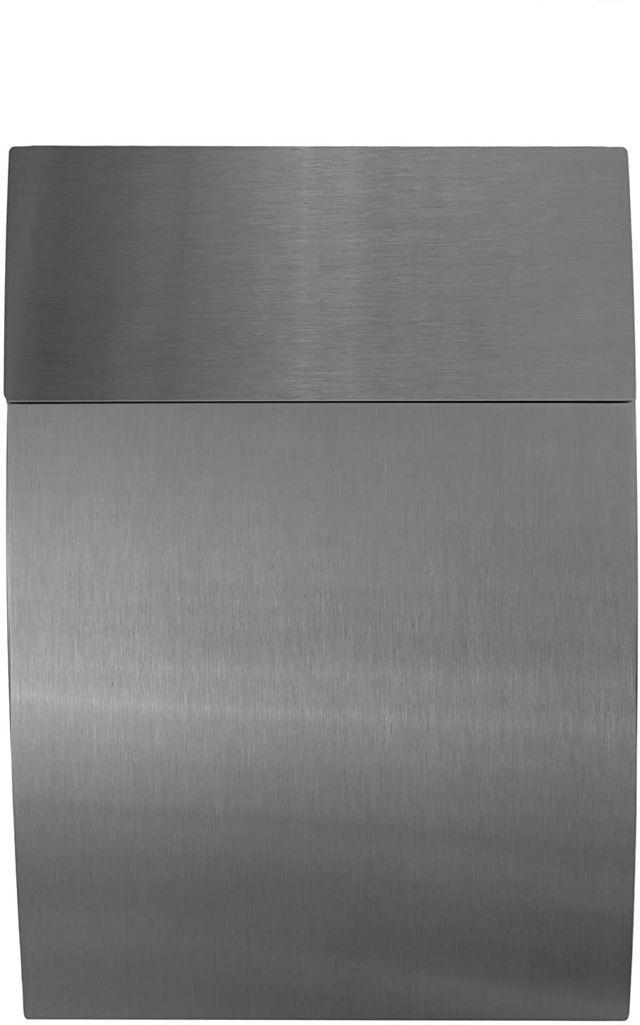 Modern Stainless Hardware MB1, Solid Grade 304 Stainless Steel Mailbox