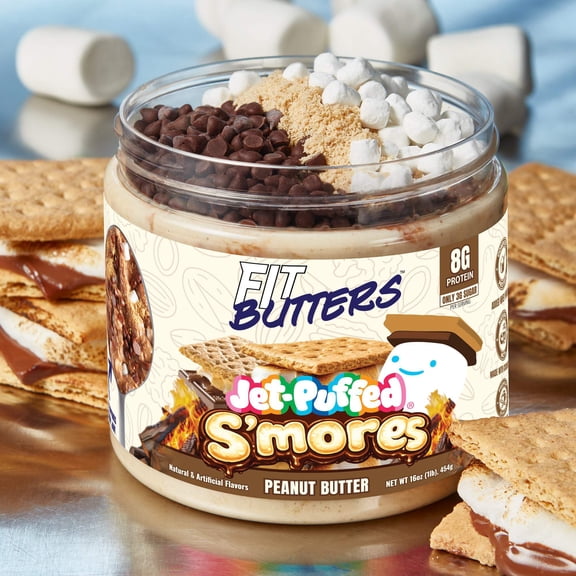 Fit Butters JET-PUFFED® S'Mores Peanut Butter