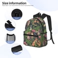 thumbnail image 5 of Lsque Forest Animals And Plants Classic Casual Backpack - Large Capacity Water-Resistant Backpack for School, Work, Travel, and Outdoor Activities, 5 of 8