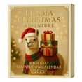 thumbnail image 3 of Elainilye Alpaca Advent Calendar 2025 24 Days Christmas Countdown with 2D Cute Alpaca Ornaments for Animal Lovers Holiday Collectible Gifts, 3 of 5