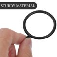 thumbnail image 5 of OFFIGAM 20Pcs Black Metal Curtain Eyelet Rings with Thick Material for Home Use, 5 of 6