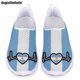 thumbnail image 1 of Doginthehole - Zapatillas planas informales con estampado de bandera de Argentina, zapatillas de deporte de moda para mujer, cómodas y transpirables de malla para verano, 1 of 5