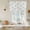 White, Soft Blue, Denim, Ice Blue, variant on Blue Floral Tie Up Curtains for Windows, Adjustable Balloon Window Shades, Summer Coastal Flowers Plants Beige Kitchen Window Treatments Farmhouse Short Curtains with Rod Pocket 42"x45"