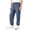 Blue, variant on Kids Spring Summer Joggers Lightweight Plain Elastic Waist Cuffed Joggers Breathable Casual Sport Pants