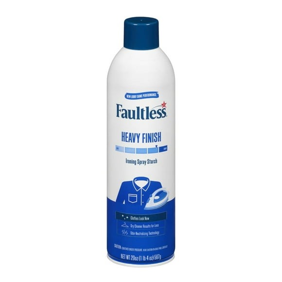 Faultless Ironing Spray Starch, Heavy Finish, 20 oz (1 lb 4 oz) 567 g (Pack of 3)